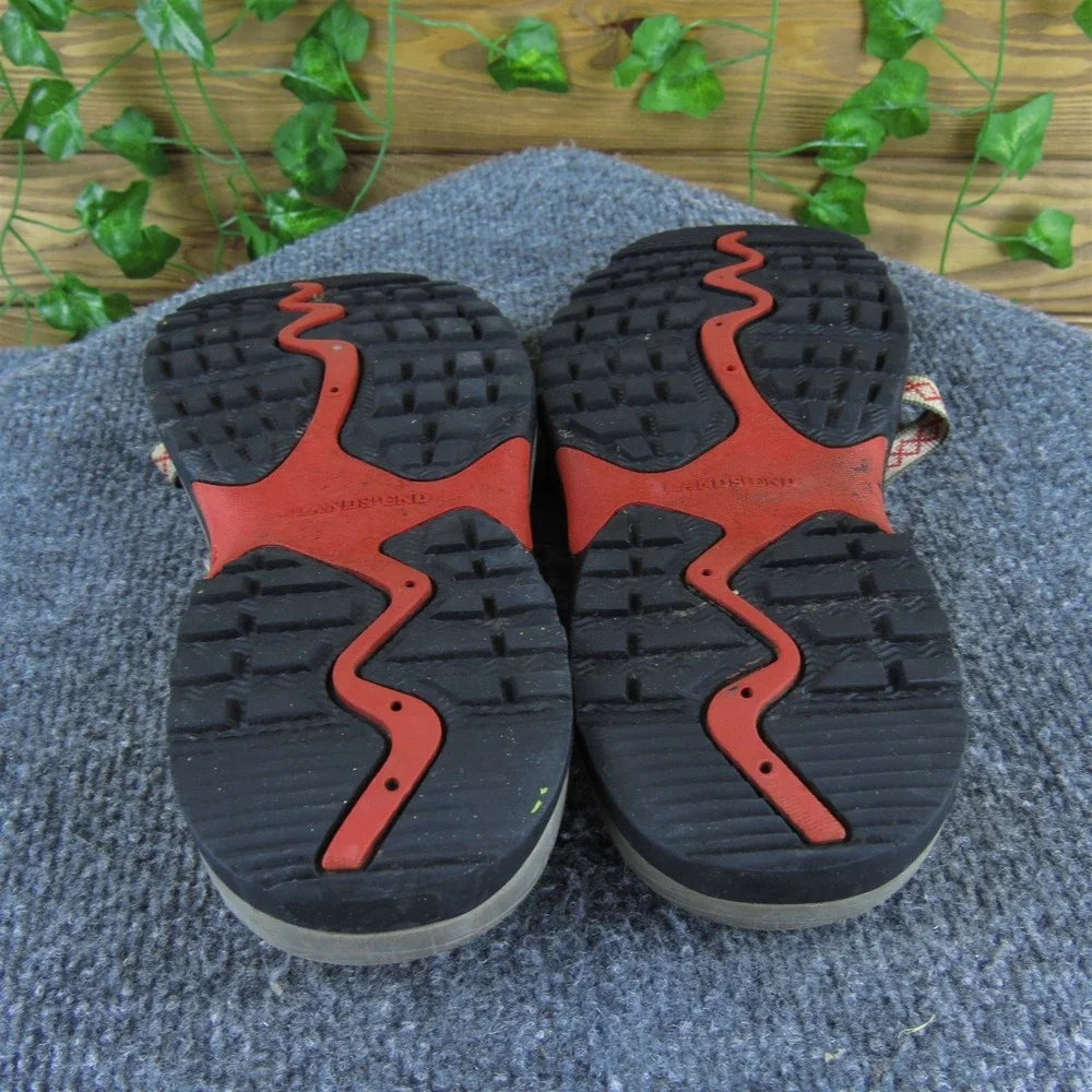 Lands' End Women  Sport Sandals Red Synthetic Sz‎ 8 Medium Gently Used 2025